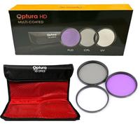 OPTURA HD 67MM Multi-Coated Lens Filter Kit UV/FLD/CPL for Nikon COOLPIX P900/P950 (67MM)