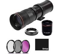 OPTURA HD OPTICS Professional 420-1600mm f/8.3 HD Manual Telephoto Lens for Pentax K-1, K-S2, K-S1, K-500, K-70, K-50, K-30, K5 IIs, K-7, K-5, K-3 II, K-2, K-X, K20D, K100D, K110D and K10D