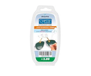 OPTX Europe Removable Hydro-Adhesive Bifocal Lenses for Presbyopia - Ordinary & Sports Spectacles (+2.50, +1.75)