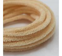 Optxzn 1.2M Wool Felt Hair Root Twist Stick Iron Wire Thread DIY Weave Mini Dolls Toys Ornaments Plush Twisted Rod Stick Ribbon Decor S