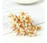 Optxzn 10/20Pcs Artificial Silk Flowers Head Gradient Orchid Magnolia Flower For Home Decor Wedding Decoration DIY Hairpin Accessories