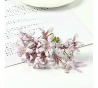 Optxzn 10/20Pcs Gradient Orchid Magnolia Flower Heads, Silk Artificial Flowers for Hair Accessories