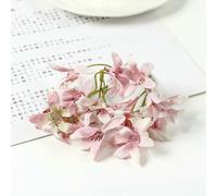 Optxzn 10/20Pcs Gradient Orchid Magnolia Flower Heads, Silk Artificial Flowers for Hair Accessories