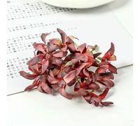 Optxzn 10/20Pcs Gradient Orchid Magnolia Flower Heads, Silk Artificial Flowers for Hair Accessories