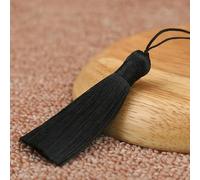 Optxzn 10pcs 8cm Tassel Earrings Polyester Silk Brush Pendant Earring Charm Satin Tassel DIY Jewelry Making Findings Handmade Craft