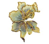 Optxzn 1Piece Squins Flower Applique Sew On Lace Patches Repair