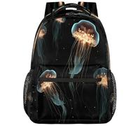 Opuasis Kids Backpack for Boys Girls Sea Animal Jellyfish