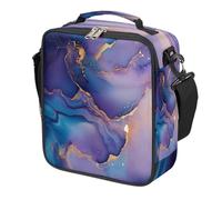 Opuasis Kids Lunch Box Abstract Marble Print,Insulated Lunch Cooler Bag | Portable Reusable Lunchbox for Girls Boys Woman Man Work School Picnic
