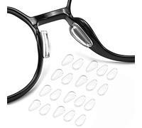 OPUGIT Eyeglass Nose Pads, Adhesive Anti Slip Eyeglasses Nose Grips with Airbag,3.2mm Thickness for Eyeglasses Sunglasses Reading Glasses,10 Pairs,White