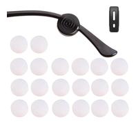 OPUGIT Glasses Ear Grips 10 Pairs Eyeglass Temple Tip Sleeve Holder,Silicone Ear Hook Anti-Slip For Kids and Adults,clear