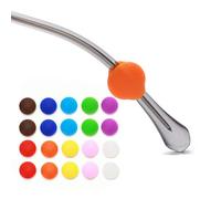 OPUGIT Glasses Ear Grips,Eyeglass Temple Tip Sleeve Holder,Silicone Anti-Slip Glasses Retainer For Kids and Adults Sunglasses, Reading Glasses Sport Eyewear,L size,Multi colors