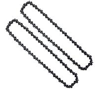 Opuladuo 2PC 10 Inch Chainsaw Chain, Replacement Chain Compatible with GreenWorks PS80L210 PS80L00 - 1/4" - .050" - 58 DL