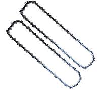 Opuladuo 2PC 14 Inch Chainsaw Chain, Replacement Chain Compatible with WORX WG305.1 WG305 - 3/8" - .050" - 52 DL