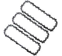 Opuladuo 3PC 6 Inch Chainsaw Chain for 2527-20, Replacement Chain for Craftsman CMCCSL621D1-3/8" - .043" - 28 DL