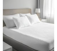 Opulent Home Sherpa Fleece Fitted Sheet - Soft, Plush Bed Sheet with 30cm Deep Elastic Skirt - Supportive, Enhanced Sleep Quality and Durable Bedding for Superior Comfort - Super King Size, Ivory