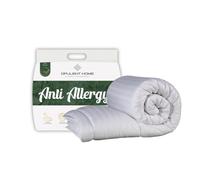 Opulent Home Striped Anti Allergy 10.5 Tog Easy Care Duvet - All Season Comforter, Breathable Microfibre, Luxury Hollowfibre, (Double)