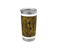 Opulent Zebra Pattern Seventies Camouflage Stainless Steel Insulated Tumbler