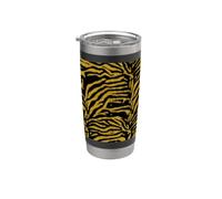 Opulent Zebra Pattern Seventies Camouflage Stainless Steel Insulated Tumbler
