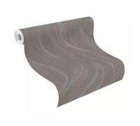 OPULENZA WAVE WALLPAPER RASCH METALLIC PLUM COPPER NON-WOVEN 659658