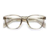 OPULIZE AWE Blue Light Blocking Glasses for Women Men - Retro Round - Anti-Glare Computer & Gaming Eyewear -UV & Eyestrain Protection - Transparent Grey, (Pack of 1)