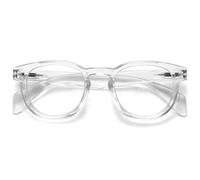 OPULIZE AWE Blue Light Blocking Glasses for Women Men - Retro Round - Anti-Glare Computer & Gaming Eyewear -UV & Eyestrain Protection - Clear, (Pack of 1)