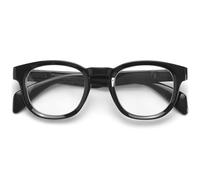 OPULIZE AWE Reading Blue Light Blocking Glasses for Women Men - Retro Round - Anti-Glare Computer & Gaming Eyewear -UV & Eyestrain Protection - Black +2.50, (Pack of 1)