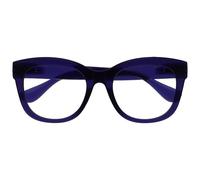 OPULIZE BIG Blue Light Blocking Reading Glasses - Bold Oversized Round Fashion Frame - Anti-Glare Anti-Reflective Computer Gaming - UV & Eyestrain Protection - Indigo Blue - Mens Womens +1.50