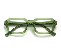 OPULIZE EDG Blue Light Blocking Reading Glasses for Women & Men, Anti-Glare Computer & Gaming Glasses, Vintage Rectangular Frame, UV & Eyestrain Protection, Green +3.50(Pack of 1 with 1 Pouches)