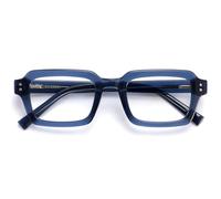 OPULIZE EDG Blue Light Blocking Reading Glasses for Women Men, Anti-reflective Anti-Glare Computer & Gaming Glasses, Vintage Rectangular Frame, UV & Eyestrain Protection, Blue +1.50 (Pack of 1)
