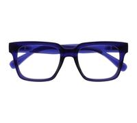 OPULIZE ERA Blue Light Blocking Reading Glasses for Women & Men-Readers-Anti-Glare-UV400 Protection-Oversized Frame-Computer and Screen Glasses-Indigo Blue-+3.00(Pack 1 of with 1 Pouch)