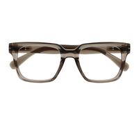 OPULIZE ERA Blue Light Blocking Reading Glasses - Readers - Anti-Reflective and Anti-Glare - UV400 Protection - Oversized Frame - Computer and Screen Glasses - Transparent Grey - Men Women - +2.00