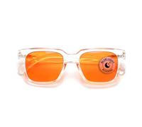 OPULIZE ERA Sleep & Recovery Glasses for Women & Men- Orange Lens- 99.9% Blue Light Blocking- Anti-Reflective & Anti-Glare- UV400 Protection- Oversized Frame- Night Glasses(Pack 1 of with 1 Pouches)