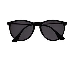 OPULIZE Jet Reading Sunglasses Stylish Large Designer Frame Scratch Resistant Tinted Lens UV400 Protection Black Rubberized Silver Arms Black Tips Mens Womens S96-1 +1.50