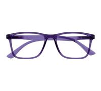 OPULIZE NYX Blue Light Blocking Glasses - Anti-Glare Computer and Gaming Eyewear - UV and Eyestrain Protection - Rectangular Frame - Purple - Men Women