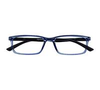 OPULIZE See Blue Light Blocking Reading Glasses Blue Black Arm Computer Gaming Anti Glare Mens Womens B9-3 +2.00