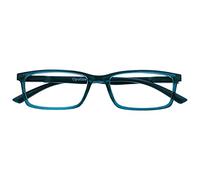 OPULIZE SEE Blue Light Blocking Reading Glasses for Women Men - Narrow Frame - Anti-Glare Computer and Gaming Eyewear - UV and Eyestrain Protection - Improve Sleep - Turquoise +2.50