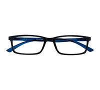 OPULIZE SEE Blue Light Blocking Reading Glasses for Women Men - Narrow Frame - Anti-Glare Computer and Gaming Eyewear - UV and Eyestrain Protection - Improve Sleep - Black +2.00