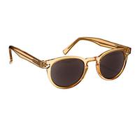 OPULIZE Transparent Gold Reading Sunglasses Womens Mens Spring Hinges UVSR089 +3.00