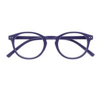OPULIZE Zen Reading Glasses Cool Round Frame Spring Hinges Scratch Resistant Smooth Matt Purple Mens Womens R24-5 +2.50