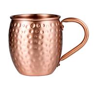 Opuorcy 530ML 100% Pure Copper Mug Mug Drum Cup Cocktail Cup Pure Copper Mug Restaurant Bar Cold Drink Cup, A