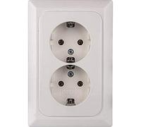 OPUS® 1 Kanto Complete Device "2-Way" for 1 Flush-Mounted Box, Pure White