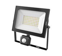 Opus 50watt LED Integrated Floodlight Colour 4000k Cool White 5000 Lumens with PIR Sensor