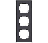 OPUS® 55 Cube Cover Frame 3-Way Design Anthracite Silk Gloss