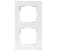 OPUS® 55 Cube Cover Frame Design 2 Sockets, Colour Polar White