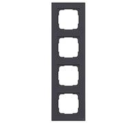 OPUS® 55 Cube Cover Frame Design 4-fold, Colour: Anthracite-Silky Gloss
