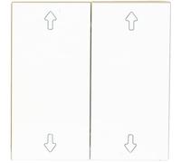 OPUS® 55 Series Rocker Switch for Opus BRiDGE and Wall Transmitter Module Version with Arrow, Colour Polar White
