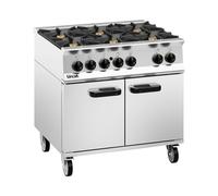 Opus 800 by Lincat OG8002/N Gas Range Oven 6 Burner (Each)