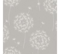 Opus Allora Dandelion Floral Flowers Embossed Vinyl Textured Wallpaper Holden Decor Grey One Size