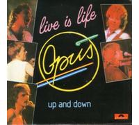 Opus Live Is Life 7" Polydor POSP743 EX/EX 1984 picture sleeve