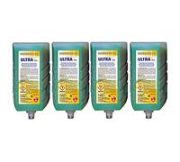 Opus Workforce Ultra Industrial Hand Wash 4L x 4 Cartridge Soap Refills - Extra Heavy Duty Handwash Liquid Soap with Pumice Scrubbing Particles Bulk - Cosmetic Grade Industrial Mechanics Hand Cleaner